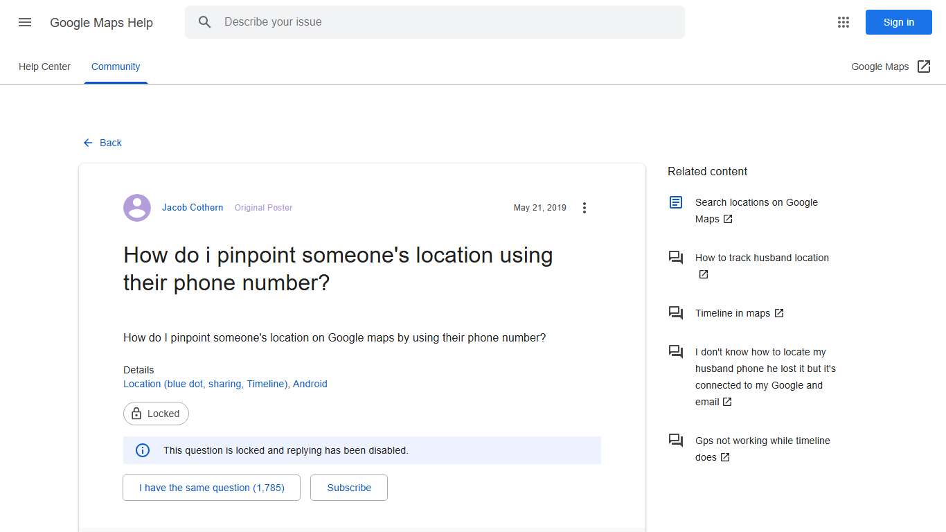 How do i pinpoint someone's location using their phone number? - Google Maps Community
